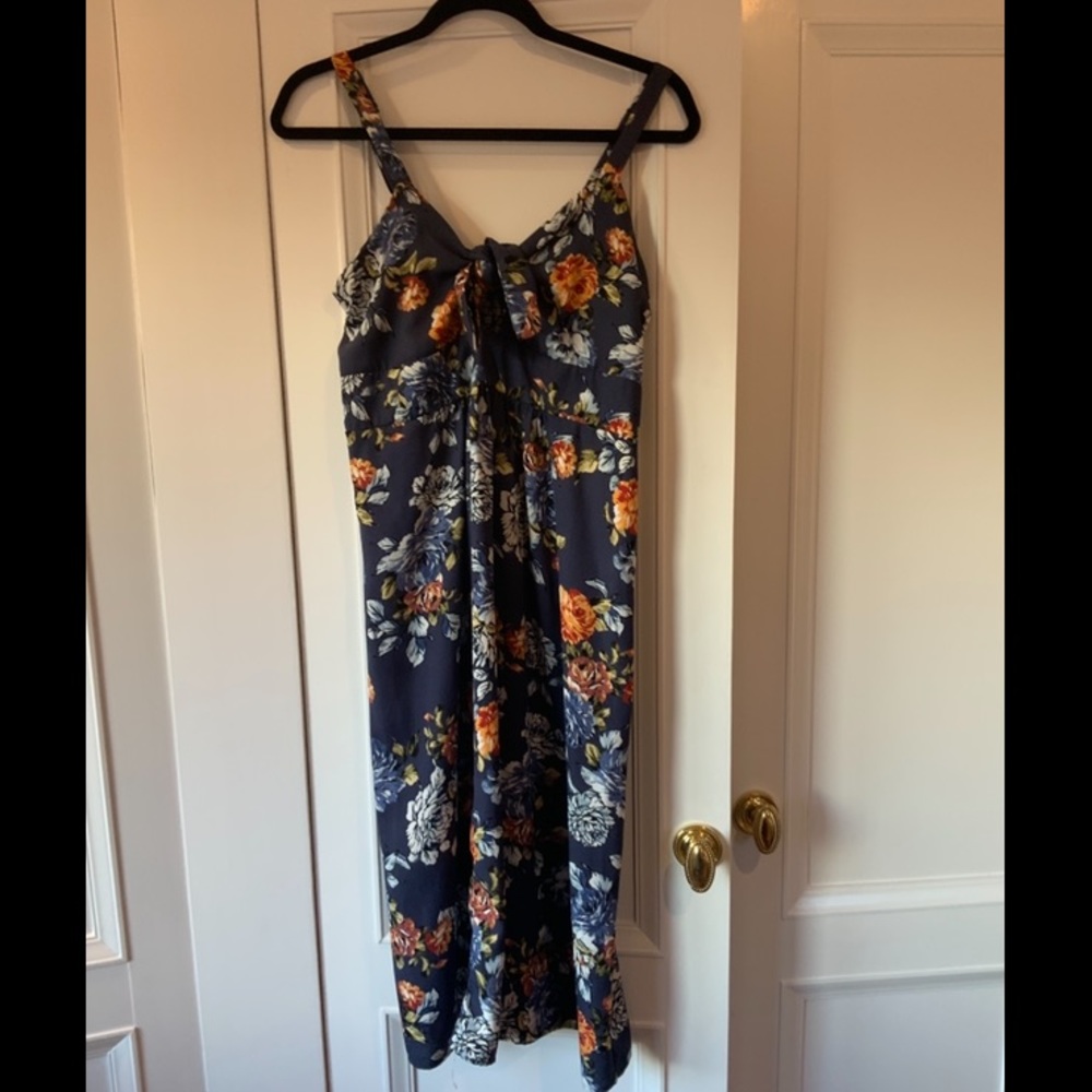 Blue midi floral dress | Xhilaration